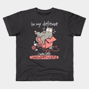 Unsupervised Cat Kids T-Shirt